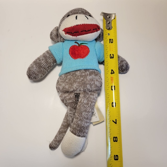 Sock Monkey Double Handle Mug and Sock Monkey Mini Plush - Picture 3 of 6